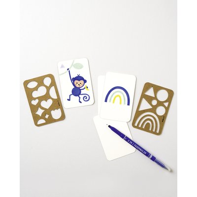 Speelkaarten Folia Blanco 6.5x10cm pak à 36 stuks