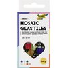 Mozaieksteentjes Folia 10x10mm glas basis assorti foto