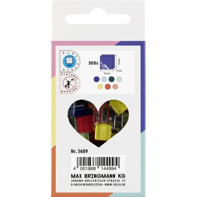 Mozaieksteentjes Folia 10x10mm glas basis assorti
