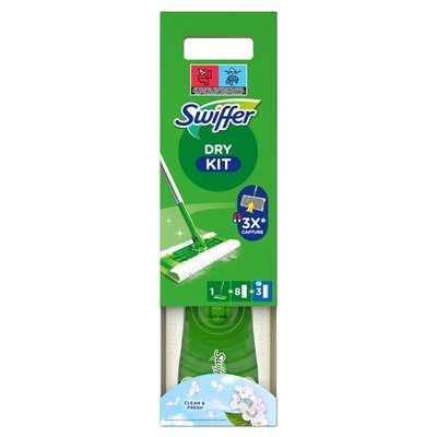 Vloerwissysteem Swiffer starterskit 8 dry en 3 wet