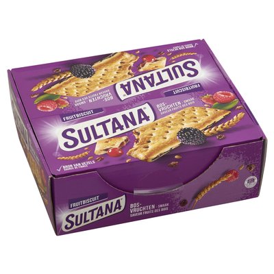 Fruitbiscuit Sultana bosvruchten 3-pack