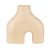 Figuur Décopatch vaas dubbele voet 19x7x18cm