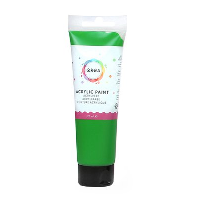 Acrylverf Qrea 120 ml briljant groen