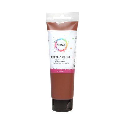 Acrylverf Qrea 120 ml burnt sienna