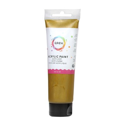 Acrylverf Qrea 120 ml goud