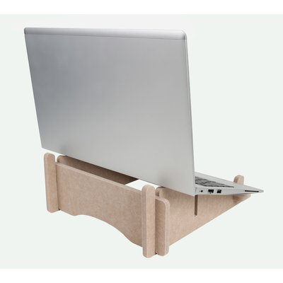 Support ordinateur portable Quantore feutre recyclé sable