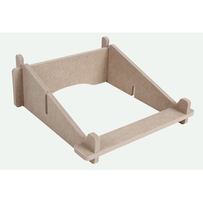 Support ordinateur portable Quantore feutre recyclé sable