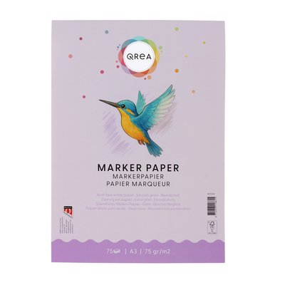 Markerblok Qrea A3 75gram 75vel