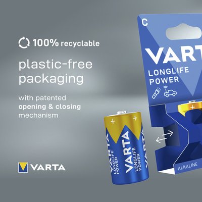 Batterij VARTA Longlife Power 2x C