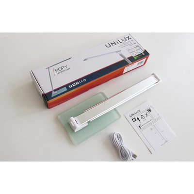 Bureaulamp Unilux Popy led wit