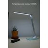 Bureaulamp Unilux Popy led wit foto