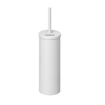 Toiletborstelset Satino metaal wit 332140