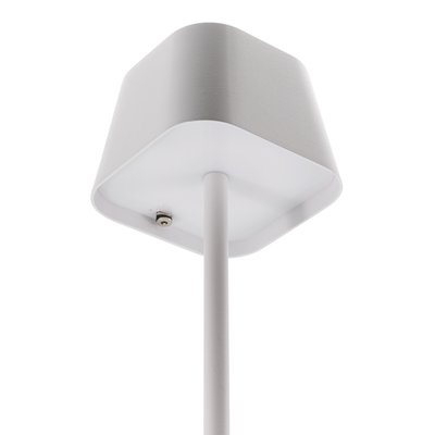 Lampe de table Securit Georgina LED rechargeable dimmable blanc