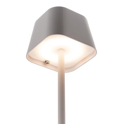 Lampe de table Securit Georgina LED rechargeable dimmable blanc