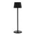 Lampe de table Securit Georgina LED rechargeable dimmable noir