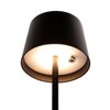 Lampe de table Securit MonteCarlo LED rechargeable dimmable noir Photo