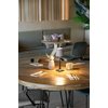 Lampe de table Securit Milano LED rechargeable dimmable taupe-noir Photo