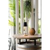 Lampe de table Securit Roma LED rechargeable dimmable noir-or Photo