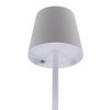 Lampe de table Securit Feline LED rechargeable dimmable blanc Photo