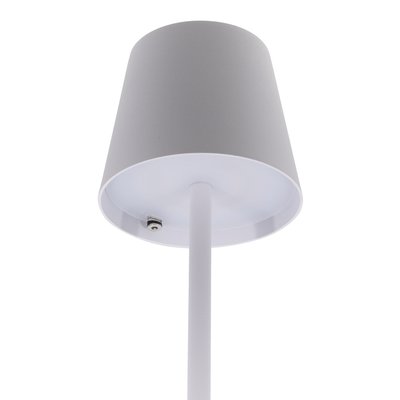 Lampe de table Securit Feline LED rechargeable dimmable blanc