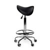 Siège amazone Office Premium haut avec repose-pieds roulette dure noir Photo