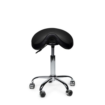 Siège amazone Office Premium bas roulette dure noir