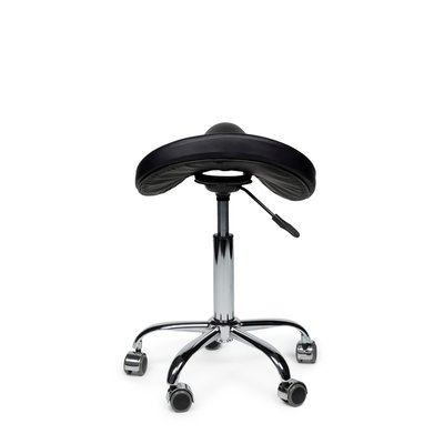 Siège amazone Office Premium bas roulette dure noir