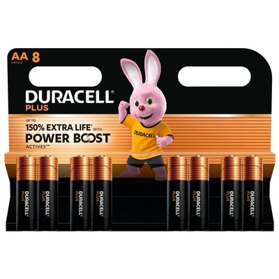 Batterij Duracell Plus Powerboost 8x AA