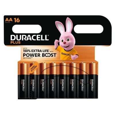 Batterij Duracell Plus Powerboost 16x AA