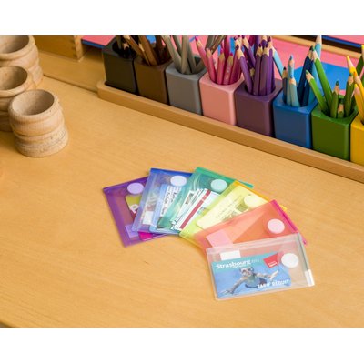 Enveloptas Djois Color Collection A7 verticaal assorti