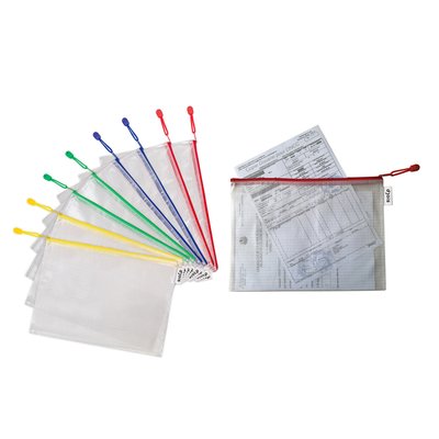 Opbergtas Djois met rits A4 assorti