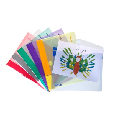 Enveloptas Djois Color Collection A5 horizontaal assorti