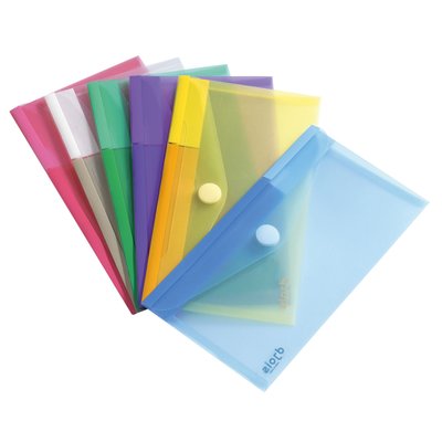 Enveloptas Djois Color Collection horizontaal 250x135mm assorti
