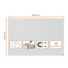 Whiteboard Nobo Infinity randloos 60x90cm foto