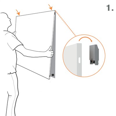 Whiteboard Nobo Infinity randloos 60x90cm