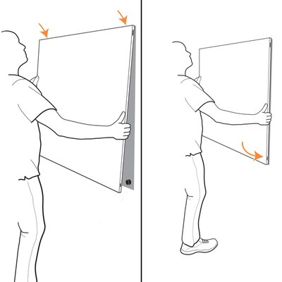 Whiteboard Nobo Infinity randloos 60x90cm