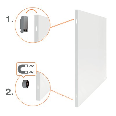 Whiteboard Nobo Infinity randloos 90x120cm