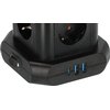 Multiprise Brennenstuhl tour 8 prises avec 2x USB-A 1x USB-C PD noir Photo