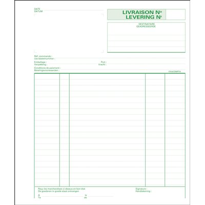 Leveringenboek Exacompta Manifold dupli 50vel Nl Fr
