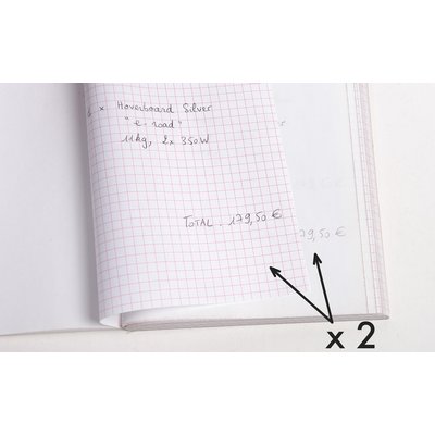 Ontvangstboek Exacompta Manifold ontvangsten dupli 50vel Frans