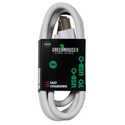 Câble de charge Green Mouse USB-C vers USB-C Data Wowen 1m