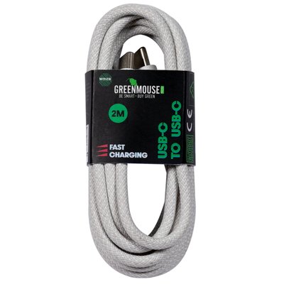 Câble de charge Green Mouse USB-C vers USB-C Data Wowen 2m