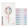 Stylo gel Sakura Gelly Roll Stardust 08 rétractable set 10 couleurs Photo