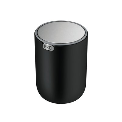 Poubelle de table EKO Fandy 2 avec couvercle basculant 1,5L noir