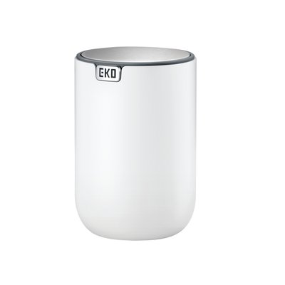 Poubelle de table EKO Fandy 2 avec couvercle basculant 2,2L blanc