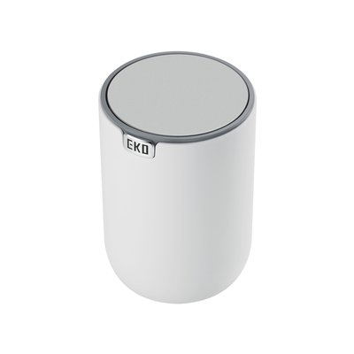 Poubelle de table EKO Fandy 2 avec couvercle basculant 2,2L blanc