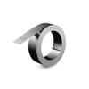 Ruban relief Dymo Embossing non collant acier inoxydable 12mm argent Photo