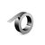 Ruban relief Dymo Embossing non collant acier inoxydable 12mm argent