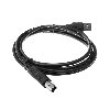 Kabel ACT USB USB-B 2.0 M zwart 1.8 meter foto