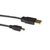 Kabel ACT USB USB mini-B 2.0 M 5pin zwart 1.8 meter
